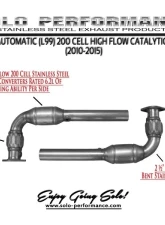 Solo Performance Ultra High Flow Converter Chevrolet Camaro SS V8 L99 AT 2010-2015                                     - C23912 - C23913 - Image 2