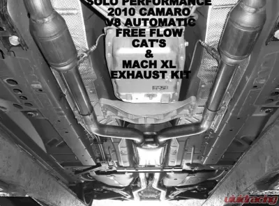 Solo Performance Ultra High Flow Converter Chevrolet Camaro SS V8 L99 AT 2010-2015 - C23912 - C23913