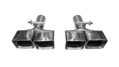 Solo Performance 2" Weld On Exhaust Tips (Pair) Dodge Challenger RT 2008-2014                                     - T607-1R2.5WO - Image 2