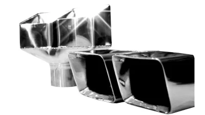 Solo Performance 2" Weld On Exhaust Tips (Pair) Dodge Challenger RT 2008-2014                                     - T607-1R2.5WO - Image 7