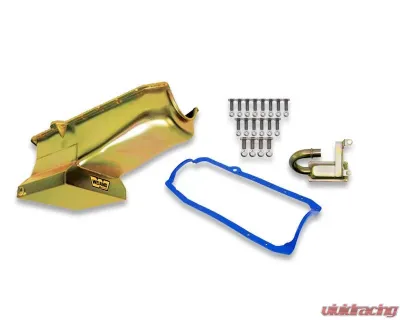 Weiand OIL PAN KIT 7QT ZINC FINISH 80/85 SBC (D - 5005WND
