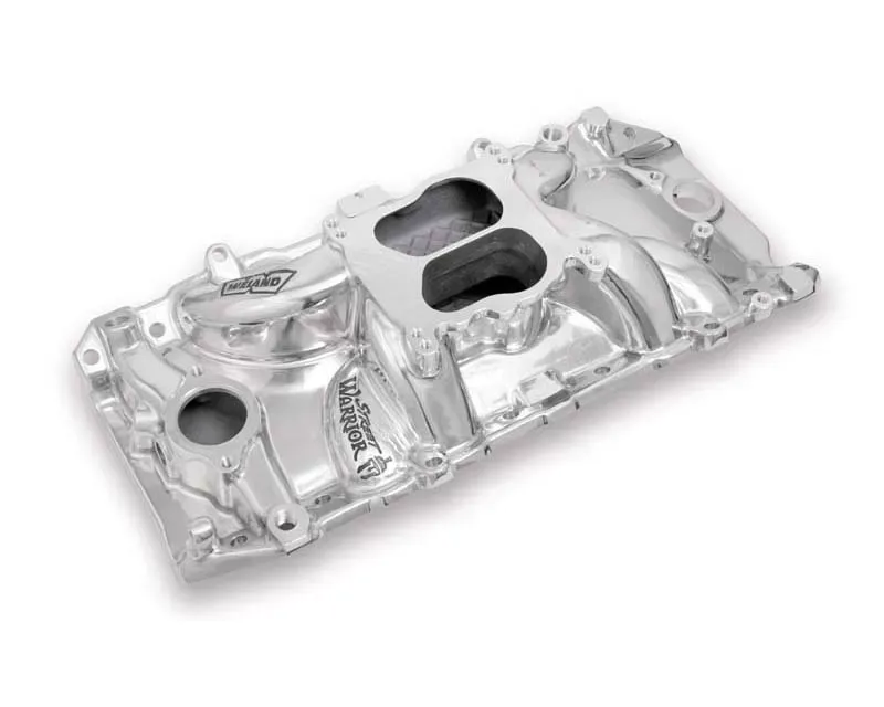 Weiand MANIFOLD - BBC SPREAD BORE OVAL - POLISH Chevrolet Lower - 8123P