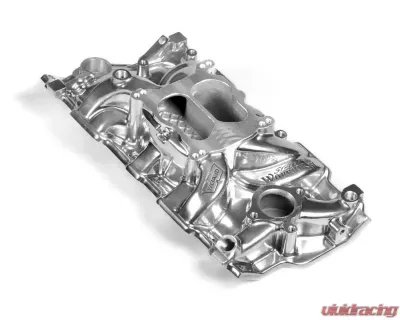 Weiand MANIFOLD - SBC SPREAD BORE - POLISH Lower - 8125P