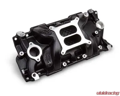 Weiand MANIFOLD-SBC SPEED WARRIOR - BLACK Chevrolet Lower - 8150BK