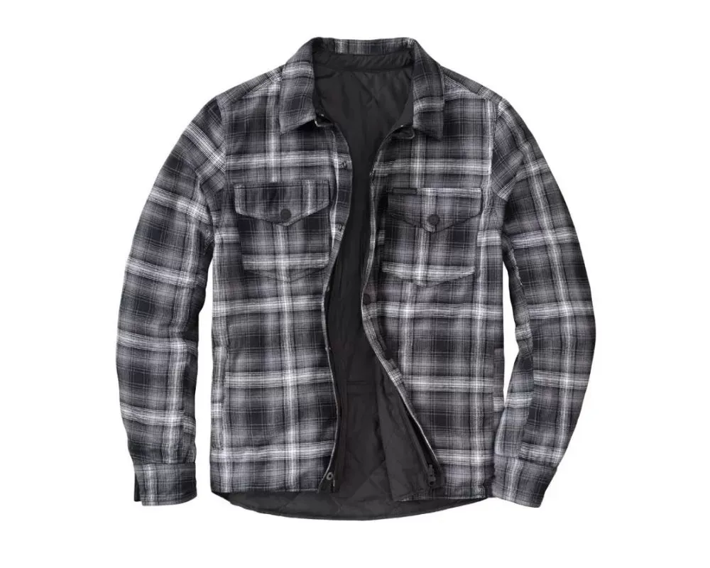 Scorpion EXO Morpheus Reversible Jacket - Black/Plaid Grey - 15001-4