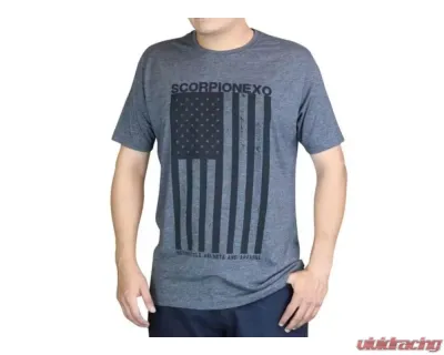 Scorpion EXO Black/Charcoal Americana Shirt - 61-750-04