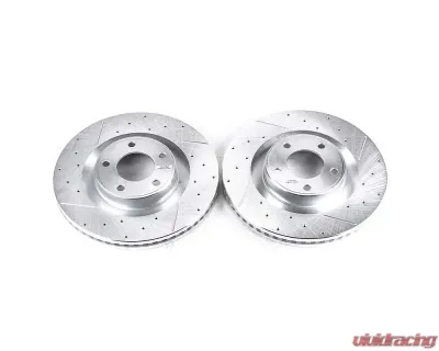 Power Stop Evolution Drilled & Slotted Rotors - Pair Front Ford Edge 2007-2015 - AR8190XPR
