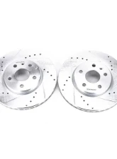 Power Stop Evolution Drilled & Slotted Rotors - Pair Front Buick Allure 2010                                     - AR82126XPR - Image 2