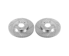 Power Stop Evolution Drilled & Slotted Rotors - Pair Front Buick LaCrosse 2017-2019