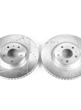 Power Stop Evolution Drilled & Slotted Rotors - Pair Front Buick Century 1983-1996                                     - AR8217XPR - Image 2