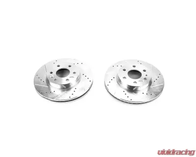 Power Stop Evolution Drilled & Slotted Rotors - Pair Front Chevrolet Colorado 2015-2019 - AR82188XPR