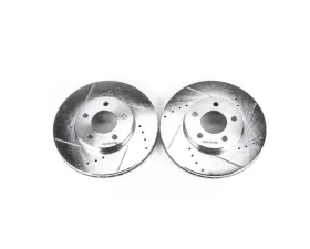 Power Stop Evolution Drilled & Slotted Rotors - Pair Front Buick Rendezvous 2002-2006