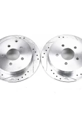 Power Stop Evolution Drilled & Slotted Rotors - Pair Rear Buick Rendezvous 2002-2007                                     - AR8270XPR - Image 2