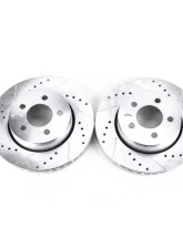 Power Stop Evolution Drilled & Slotted Rotors - Pair Front Dodge Nitro 2007-2011                                     - AR83071XPR - Image 2