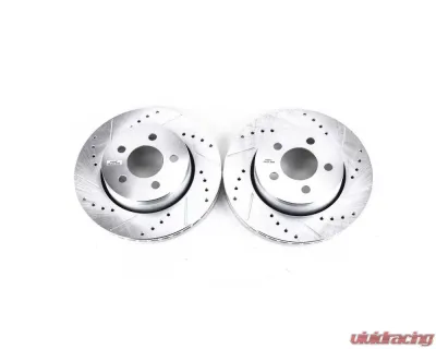 Power Stop Evolution Drilled & Slotted Rotors - Pair Front Dodge Nitro 2007-2011 - AR83071XPR