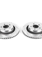 Power Stop Evolution Drilled & Slotted Rotors - Pair Front Dodge Nitro 2009-2011                                     - AR83085XPR - Image 2