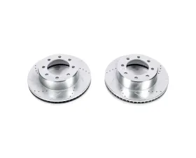 Power Stop Evolution Drilled & Slotted Rotors - Pair Front Dodge Ram 2500 2009-2010