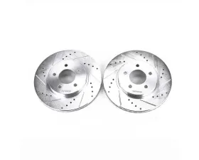 Power Stop Evolution Drilled & Slotted Rotors - Pair Front Ford Escape 2005-2012