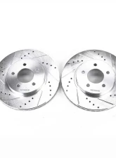 Power Stop Evolution Drilled & Slotted Rotors - Pair Front Ford Escape 2005-2012                                     - AR85103XPR - Image 2