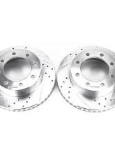 Power Stop Evolution Drilled & Slotted Rotors - Pair Front Ford F-250 Super Duty 2005-2012                                     - AR85107XPR - Image 2