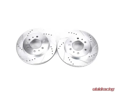 Power Stop Evolution Drilled & Slotted Rotors - Pair Front Ford F-150 2009 - AR85130XPR