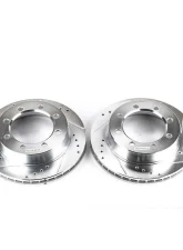 Power Stop Evolution Drilled & Slotted Rotors - Pair Front Ford F-250 1995-1999                                     - AR8553XPR - Image 2
