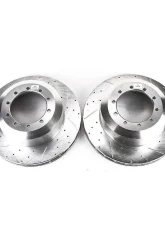 Power Stop Evolution Drilled & Slotted Rotors - Pair Front or Rear Ford F53 1999-2004                                     - AR8569XPR - Image 2