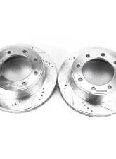 Power Stop Evolution Drilled & Slotted Rotors - Pair Front Ford Excursion 2000-2005                                     - AR8580XPR - Image 2