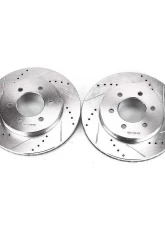 Power Stop Evolution Drilled & Slotted Rotors - Pair Front Ford F-150 2004-2008                                     - AR8596XPR - Image 2