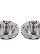 Power Stop Evolution Drilled & Slotted Rotors - Pair Front Chevrolet C1500 1995-1999                                     - AR8625XPR - Image 2