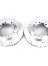Power Stop Evolution Drilled & Slotted Rotors - Pair Front Chevrolet K3500 1990-2000                                     - AR8626XPR - Image 2