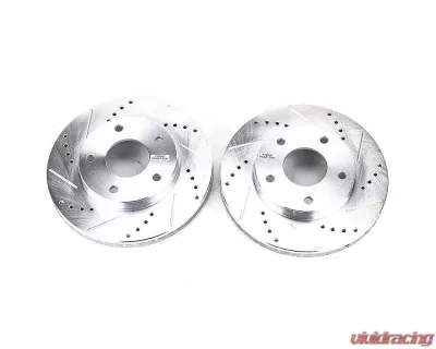 Power Stop Evolution Drilled & Slotted Rotors - Pair Front Chevrolet Blazer 1997-2005 - AR8638XPR