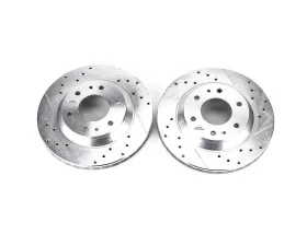 Power Stop Evolution Drilled & Slotted Rotors - Pair Front Buick Rainier 2004-2005