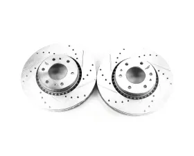 Power Stop Evolution Drilled & Slotted Rotors - Pair Front Buick Rainier 2004-2007