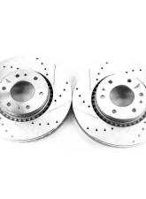 Power Stop Evolution Drilled & Slotted Rotors - Pair Front Buick Rainier 2004-2007                                     - AR8650XPR - Image 2