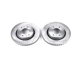 Power Stop Evolution Drilled & Slotted Rotors - Pair Front Buick Rainier 2006-2007