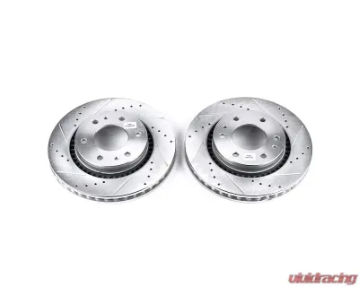 Power Stop Evolution Drilled & Slotted Rotors - Pair Front Buick Rainier 2006-2007 - AR8659XPR