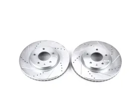 Power Stop Evolution Drilled & Slotted Rotors - Pair Front Chevrolet Captiva Sport 2012-2015