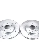 Power Stop Evolution Drilled & Slotted Rotors - Pair Front Chevrolet Captiva Sport 2012-2015                                     - AR8667XPR - Image 2