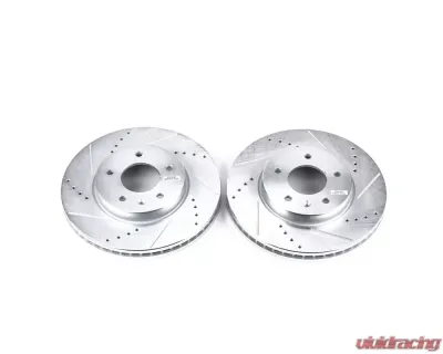 Power Stop Evolution Drilled & Slotted Rotors - Pair Front Chevrolet Captiva Sport 2012-2015 - AR8667XPR