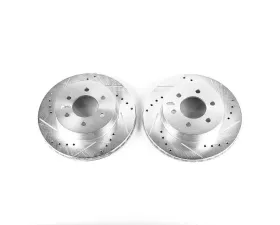 Power Stop Evolution Drilled & Slotted Rotors - Pair Front Dodge Dakota 1997-2002