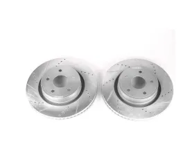 Power Stop Evolution Drilled & Slotted Rotors - Pair Front Dodge Ram 1500 2004-2006