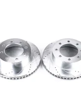 Power Stop Evolution Drilled & Slotted Rotors - Pair Front Dodge Ram 1500 2006-2008                                     - AR8771XPR - Image 2