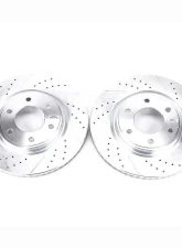 Power Stop Evolution Drilled & Slotted Rotors - Pair Front Infiniti QX56 2008-2010                                     - JBR1199XPR - Image 2