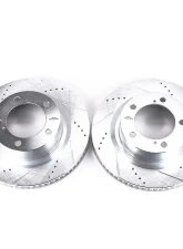Power Stop Evolution Drilled & Slotted Rotors - Pair Front Lexus LX570 2016-2019                                     - JBR1309XPR - Image 2