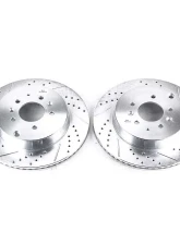 Power Stop Evolution Drilled & Slotted Rotors - Pair Rear Mazda CX-9 2007-2015                                     - JBR1398XPR - Image 2