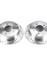 Power Stop Evolution Drilled & Slotted Rotors - Pair Rear Hyundai Sonata 2006-2010                                     - JBR959XPR - Image 2