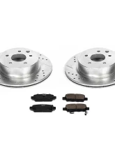 Power Stop Z23 Evolution Sport Brake Kit Rear Infiniti EX35 2008-2012                                     - K179 - Image 2