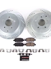Power Stop Z23 Evolution Sport Brake Kit Rear Infiniti FX35 2003-2012                                     - K2427 - Image 2