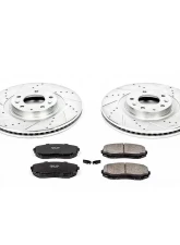 Power Stop Z23 Evolution Sport Brake Kit Front Mazda CX-9 2007-2015                                     - K5878 - Image 2